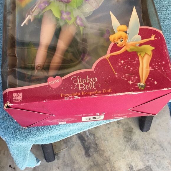 Disney Tinker Bell Porcelain Keepsake Doll - Picture 9 of 11